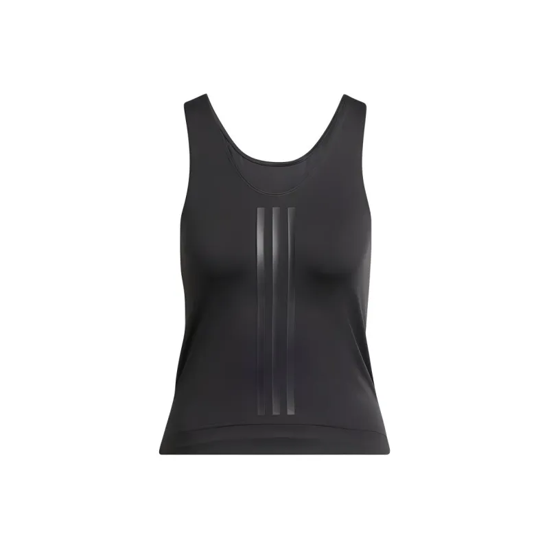 Adidas POWER REVERSIBLE 3-STRIPES TIGHT FIT TANK TOP Sport Vests Women's Black-0