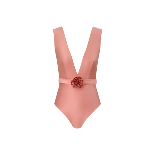 Zimmermann Lucky Plunge Flower Swimsuit