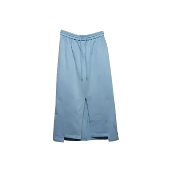 GURUI Casual Long Skirts Women's Port Blue