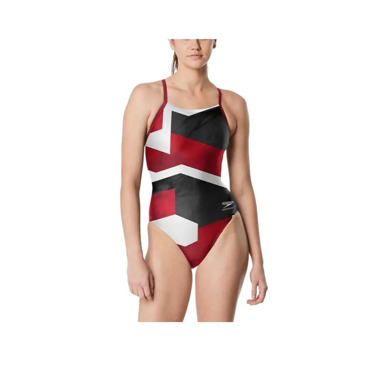 Speedo Glimmer Flyback One piece Swimsuit Women's-14