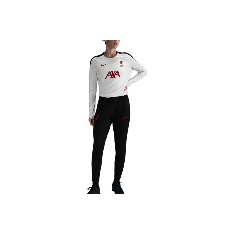 Nike Dri FitLiverpool FC Strike Special Edition Soccer Bottoms Women's Black/Coconut Milk/Gym Red-0