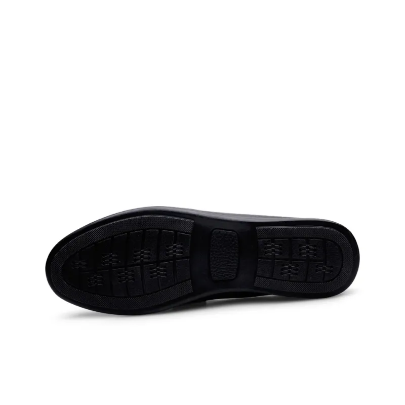 BAGE Rubber Sole Abrasion Resistant Slip Resistant Closed Toe Slippers Unisex Black-6