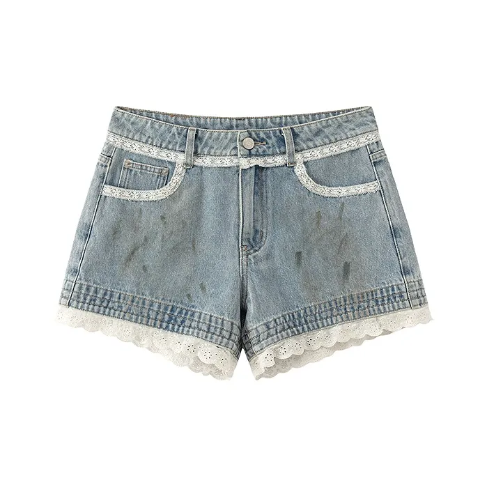 CHUU Denim Shorts Women's Light Denim Blue-0