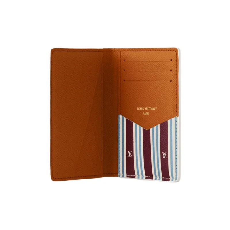 LOUIS VUITTON Print Wallet Women's White-3