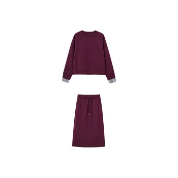 【dme】 Skirt Set Women's Burgundy