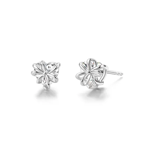 FANCI S925 Silver Stud Earrings Women's