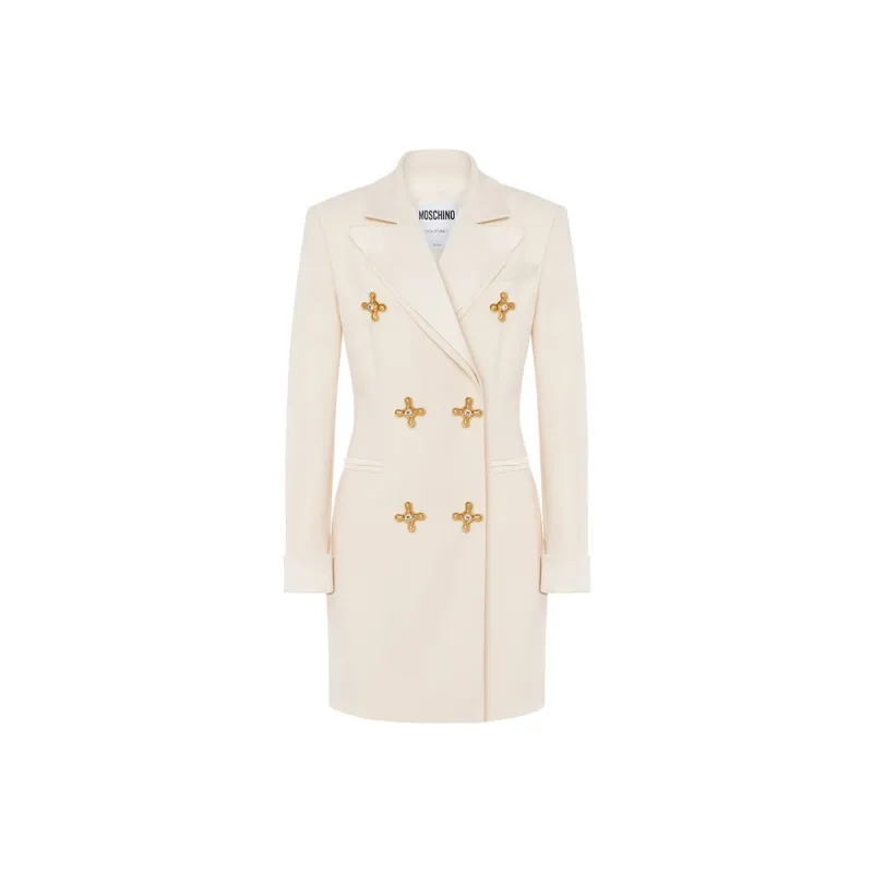 MOSCHINO Evening Dress Women's Ivory White-0