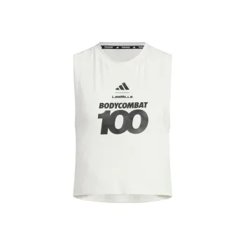 Adidas Les Mills Collaboration Sport Vests Women's Pink White