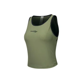 Saucony Sport Vests Women's Zong Leaf Green
