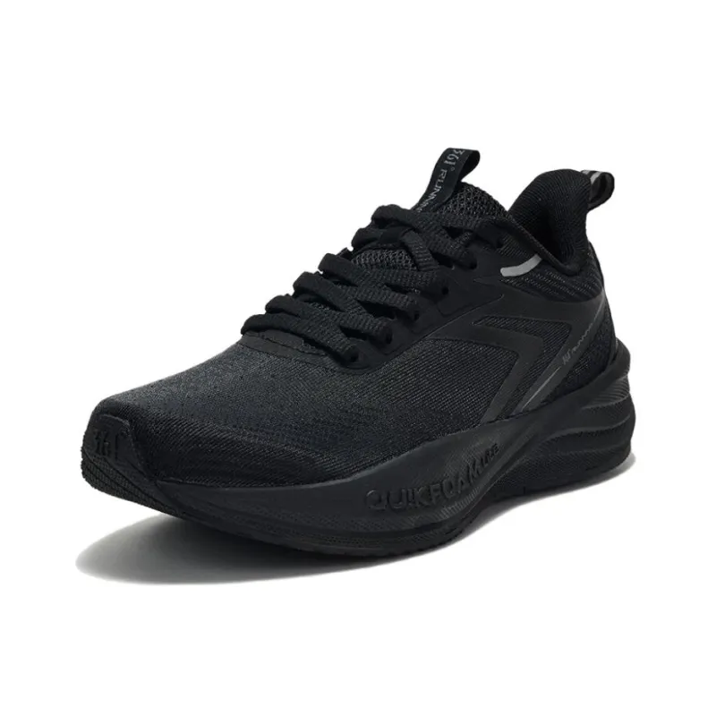361° Speed Surge Lite SE Breathable Cushioning Abrasion Resistant Low Top Casual Running Shoes Women's Black-1