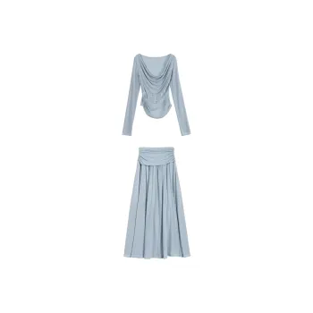 Incolore Skirt Set Women's Blue