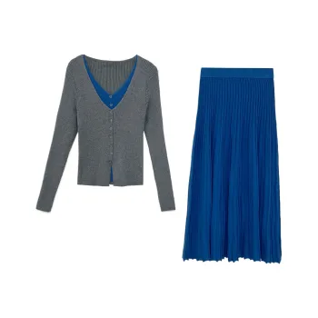 Icicofficial Two Piece Skirt Sets Women's