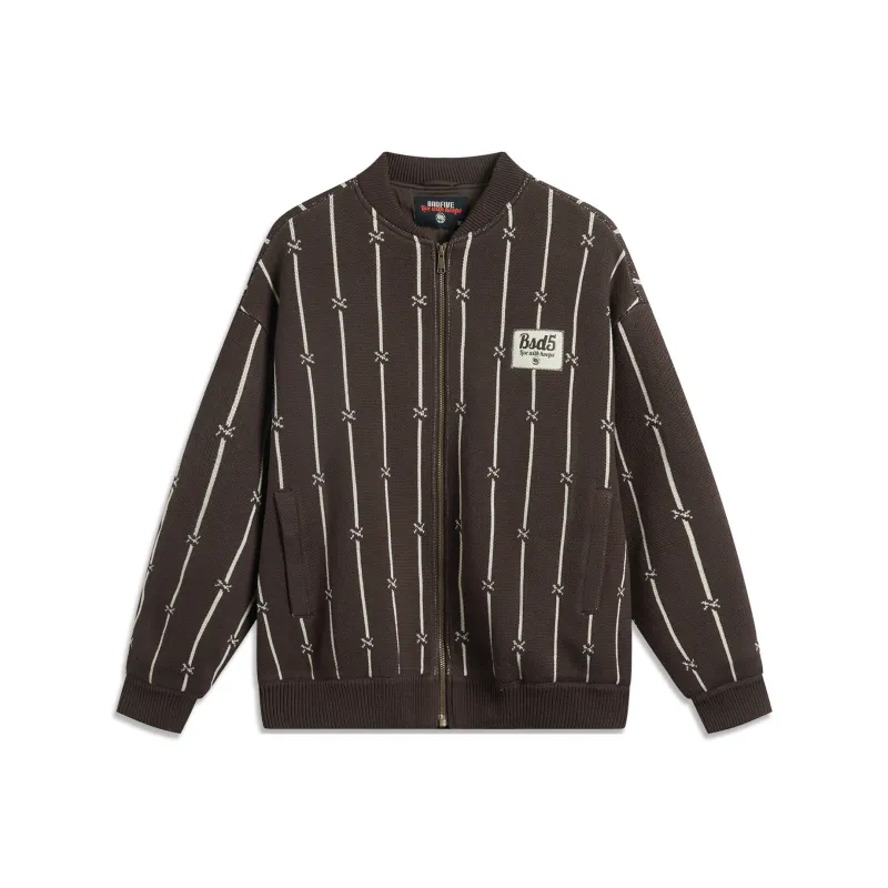LiNing Jackets & Coats Men's Coffee Brown/Milk Cake Yellow-1