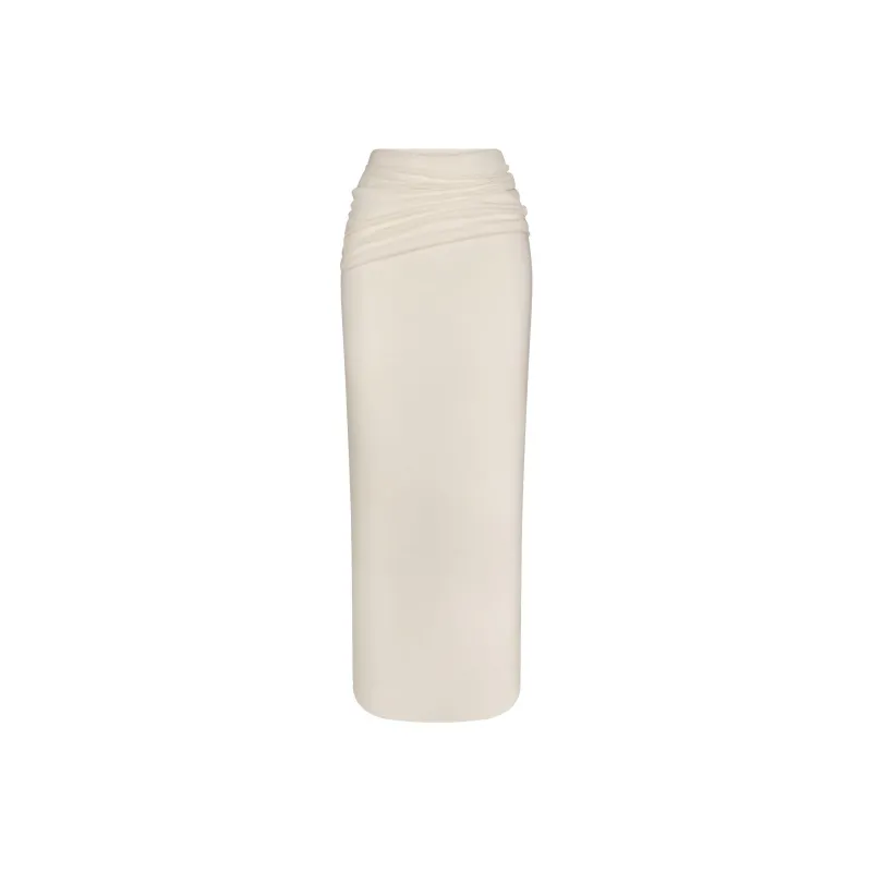 SKIMS SS25 SKIMS CLOUD Collection FOLDOVER SKIRT Casual Long Skirt Women's ECRU/Natural-0