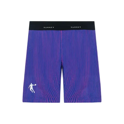 QIAODAN Sports Shorts Men's Capri Blue/Neon Pink