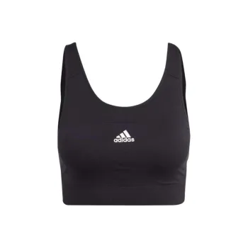 Adidas AEROKNIT TRAINING MEDIUM-SUPPORT BRA Sports Underwear Women's Black
