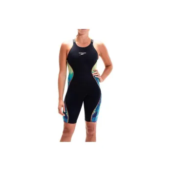 Speedo Fastskin LZR Intent One piece Swimsuit Women's Blue Green