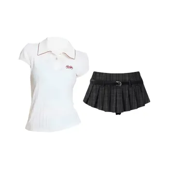 DOSOHEB Two Piece Skirt Sets Women's