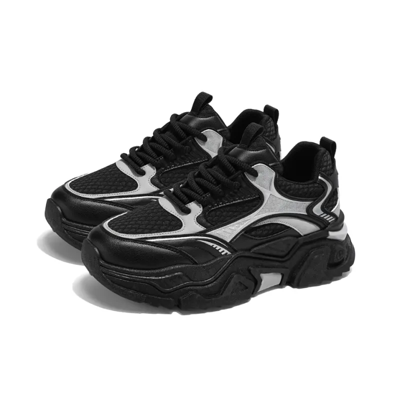 HACKBUTEER Low Top Chunky Sneakers Men's Box Included-8