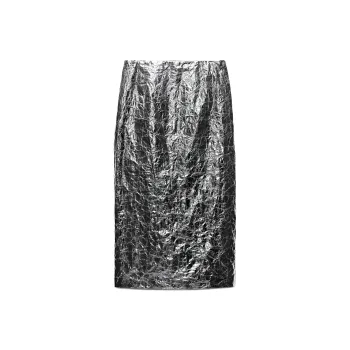 ZARA ZW Series Casual Long Skirts Women's Silver