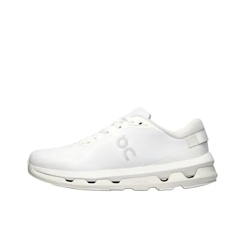 On Cloudzone Anti Slip Wear Resistant Low Top Running Shoes Women's White