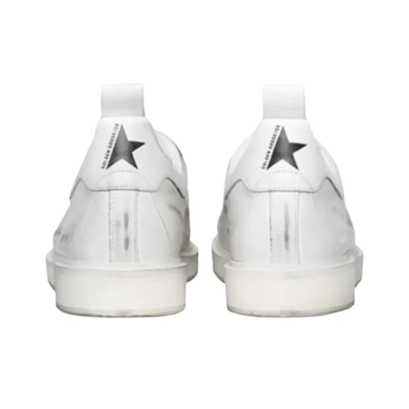 Golden Goose Starter Low Top Skateboard Shoes Men's White-3