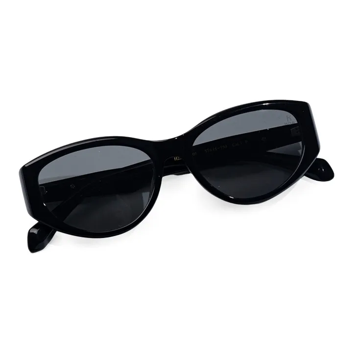HELEN KELLER Plate Frame Cat Eye Sunglasses Unisex-0