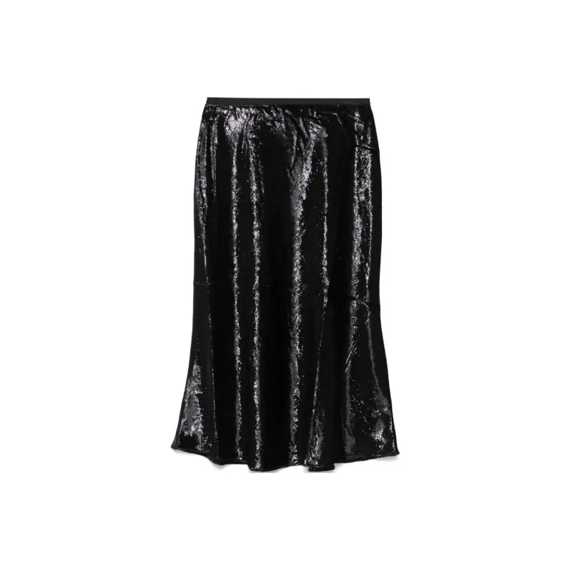Polo Ralph Lauren Lamé Midi Skirt-0