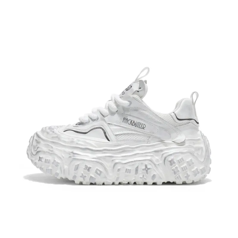 HACKBUTEER Low Top Chunky Sneakers Men's Box Included-9
