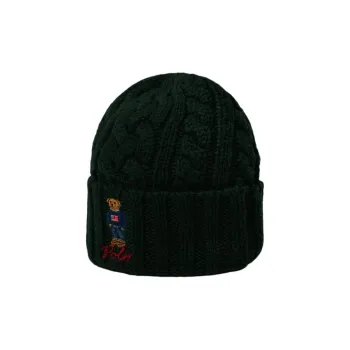 Polo Ralph Lauren Nylon, Wool, Polyester Beanies Men's Green