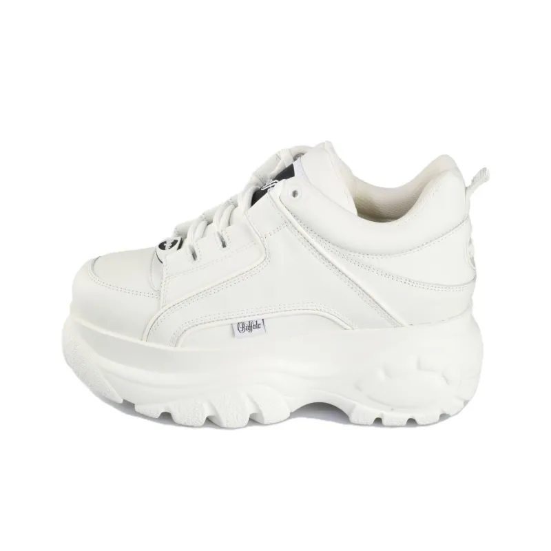 Buffalo Classic Shock Absorbers With Slip Resistant Features Low Top Casual Shoes Women's White-0
