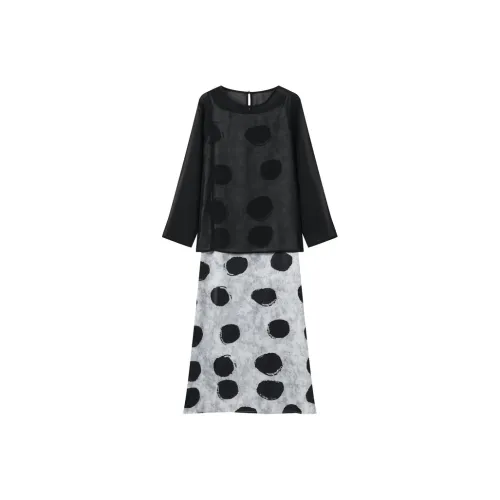 FAIRWHALE Two Piece Skirt Sets Women's