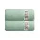 Green+Green]Flannel 80*160cm Bath Towels (New Binding Upgraded)