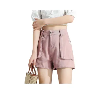 Silly Denim Shorts Women's Dirty Pink