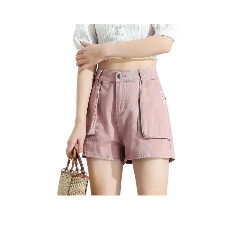 Silly Denim Shorts Women's Dirty Pink-0