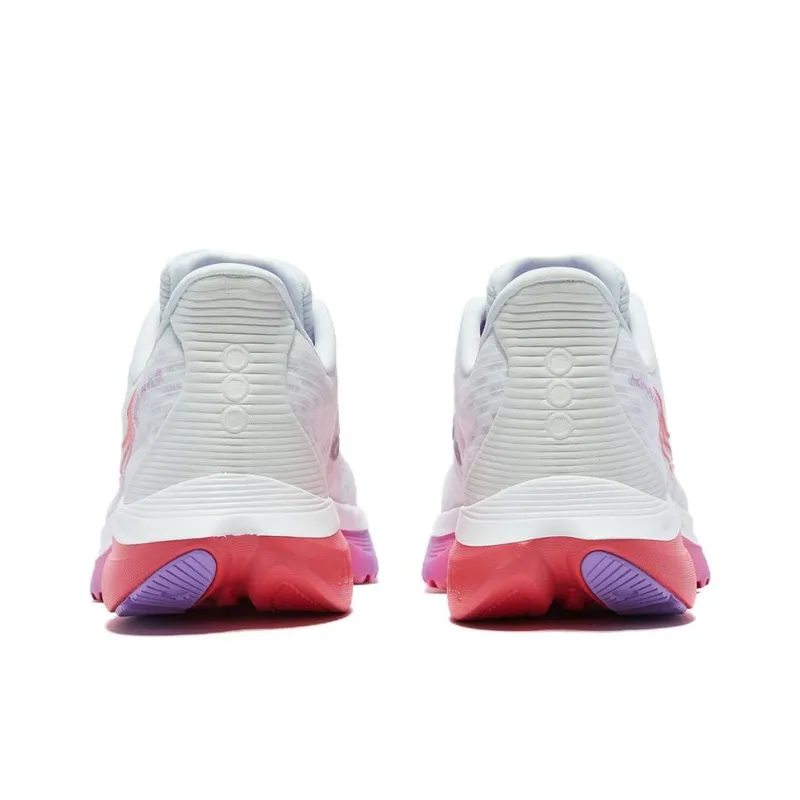 Saucony Kinvara16 Cushioning, Wear Resistant Low Top Casual Running Shoes Women's White Red-3