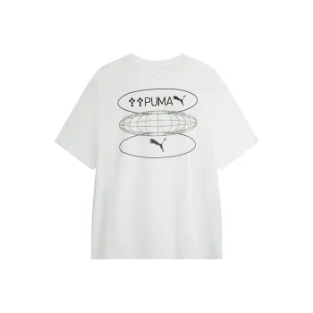 PUMA GRAPHICS 3 Circles Tee T Shirt Men's White