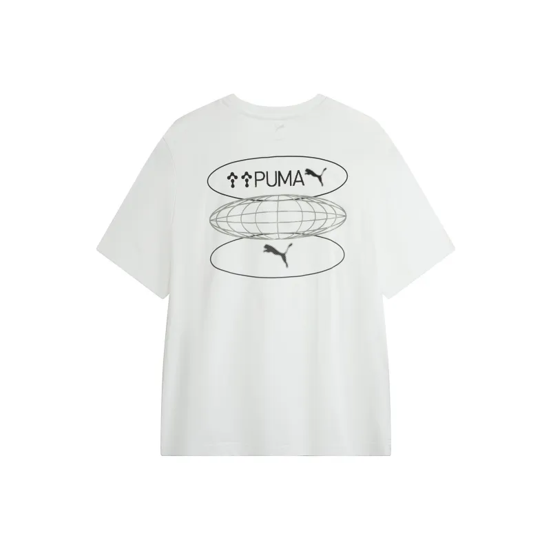 PUMA GRAPHICS 3 Circles Tee T Shirt Men's White-0