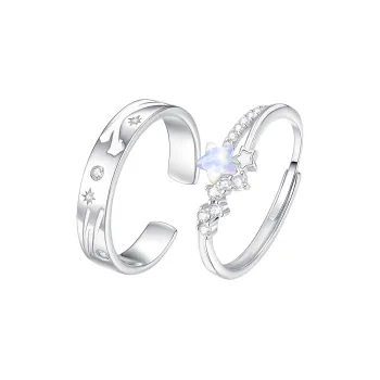 TWINKLE ANGEL S925 Silver Rings Unisex