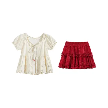 PLANE DRIFT Two Piece Skirt Sets Women's