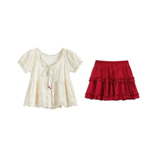 PLANE DRIFT Two Piece Skirt Sets Women's