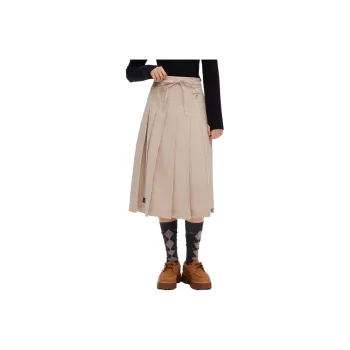 Teenie Weenie Casual Long Skirt Women's Khaki