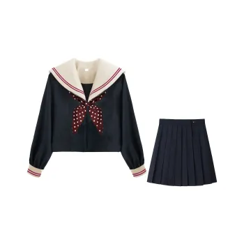 Luohua Candy Two Piece Skirt Sets Women's