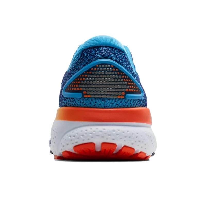 Brooks Ghost 16 Anti Slip Wear Resistant Low Top Running Shoes Men's Blue-4