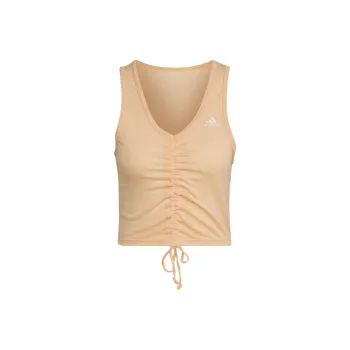 Adidas HYPERGLAM AEROREADY CROPPED Sport Vests Women's Amber Yellow