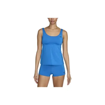 Nike Tankini Two Piece Swimsuit Women's Blue