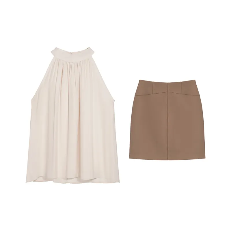COVER TIME Two Piece Skirt Sets Women's-0