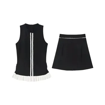 DOSOHEB Two Piece Skirt Sets Women's