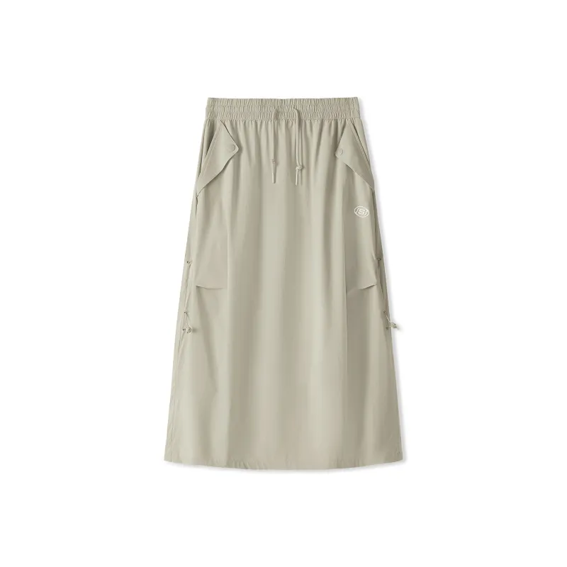 Skechers Casual Long Skirts Women's Rock Beige-0