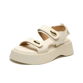 DAPHNE Beach Sandals Women's Ecru/Blue